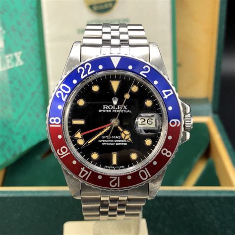 rolex gmt 16750 vintage|rolex gmt master 16750 value.